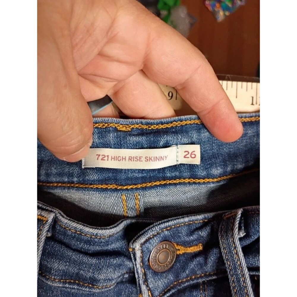 Levi 721 midrise skinny jeans - Picture 4 of 7